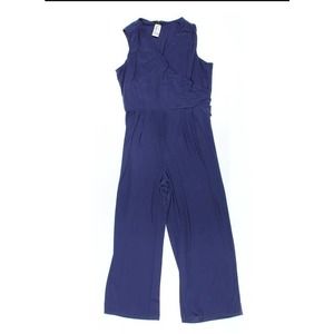Ryan Wylde Plus Size Boho Flair Navy Jumpsuit Size 2X